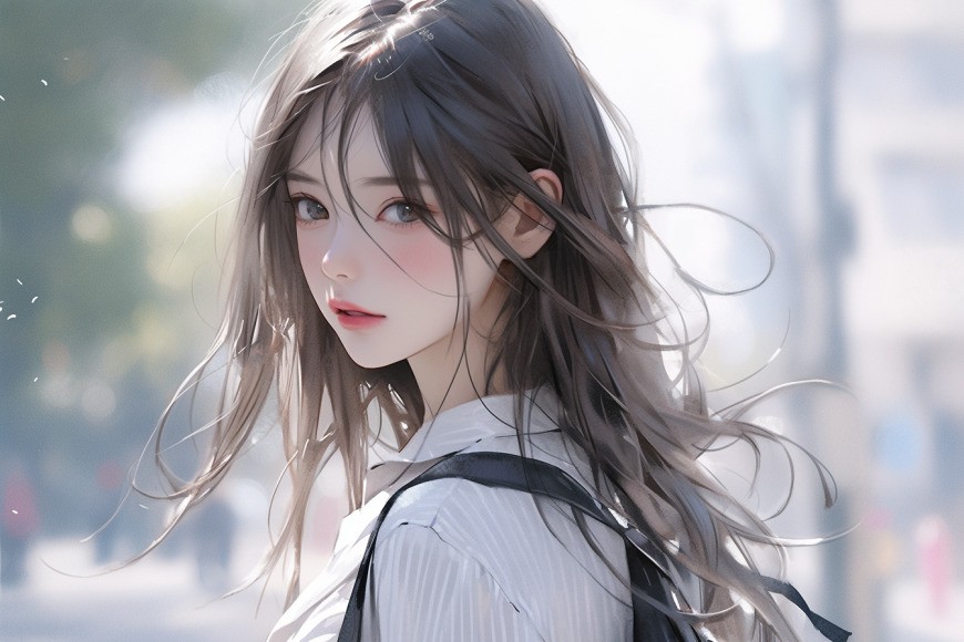 立ち止まって振り返る人物のイメージ。信用調査を通して全体を見つめ直すことを表現したビジュアル